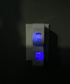 iClever BoostCube 2nd Generation 24W Dual USB Wall Charger with SmartID Technology, Foldable Plug, Travel Power Adapter for iPhone Xs/XS Max/XR/X/8 Plus/8/7 Plus/7/6S/6 Plus, iPad Pro Air/Mini and Other Tablet 1 Pack 46 61EL5XjXXyL