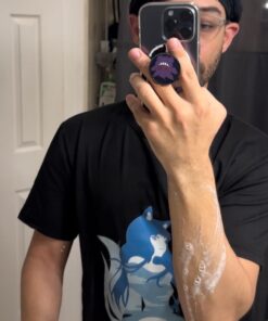 Avilana Silicone Body Scrubber, Gentle exfoliating Body Scrubber That's Easy to Clean, Lathers Well, Long Lasting, and More Hygienic Than Traditional Shower Loofah (Style 1-Gray) Style 1-gray 28 61EMLgjd vL