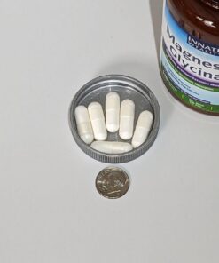 Innate Vitality Magnesium Glycinate 500mg, 70mg Elemental Magnesium per Cap, High Absorption, Non-GMO No Gluten, Nerve, Muscle, Bone, Heart Health, 120 Veggie Capsules 49 61EMw1fz85L