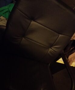 Giantex Executive Chair Mid Back Office W/Arms and Swivel Wheels, Ergonomic PU Leather for Home Office Use Computer Desk Task Chair 24 61ENfesd1tL