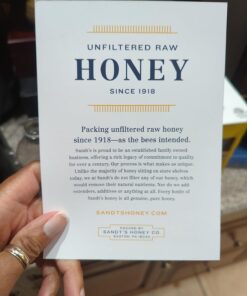 Sandt's Unfiltered Raw Honey Varietal Bundle - Golden, Clover & Orange Blossom (3 LBS) Golden, Clover, Orange Blossom 15 61ENlbNtVQL