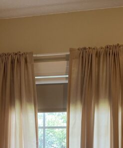 Kenney KN71604 Rachel Fluted Knob End Standard Decorative Window Curtain Rod, 28-48" Adjustable Length, Antique White Finish, 5/8" Diameter Steel Tube 28-48" 34 61EOcMcVLhL