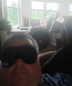 Sleep Mask | Eye Mask for Sleeping Men/Women Better Than Silk Our Luxury Blackout Contoured Eye Masks are Comfortable - This Sleeping mask Set Includes Carry Pouch and Ear Plugs (No Scent) No Scent 41 61EOnkg26xL