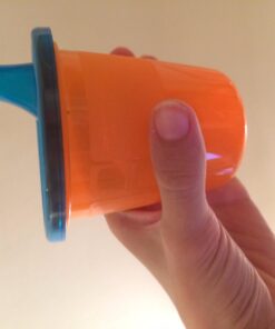 The First Years Take and Toss Spill-Proof Sippy Cup, Assorted, Pack of 6 6 Count (Pack of 1) Cups w/ Spill Proof Lid 40 61EQsGqyExL