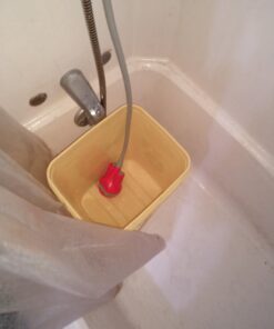 Ivation Portable Outdoor Shower, Battery Powered - Compact Handheld Rechargeable Camping Showerhead - Pumps Water from Bucket Into Steady, Gentle Shower Stream 32 61EQtQJevxL