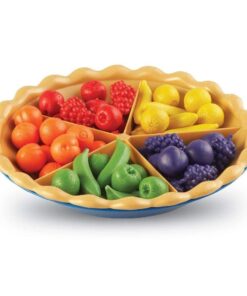 Alternative view of Learning Resources Super Sorting Pie - 68 Pieces, Ages 3+ Toddler Fine Motor Toy, Preschool Learning Games, Develops Counting and Color Recognition, Pretend Play Food, Kids Tweezers