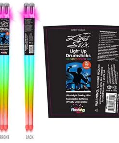 Light Stix LED Light Up Drumsticks (Color Change)| Changes Color Every Beat! Color Change 7 61ESgyACf8L