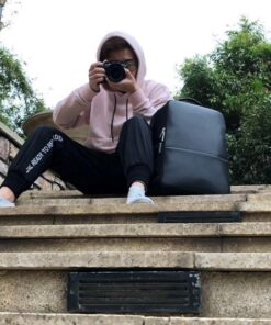 BOPAI Anti-Theft Business Backpack 15.6 Inch Laptop Water-Resistant with USB Port Charging Travel Backpack Anti-Glare Functional Rucksack Light-Weight Backpack for Men (15.6 inch, Black) 59 61EVc ZNINL