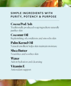 Sky Organics African Black Soap Bar for Body to Cleanse, Soothe & Refresh, 16 Oz 1 Pound (Pack of 1) 33 61EXNdKblGL