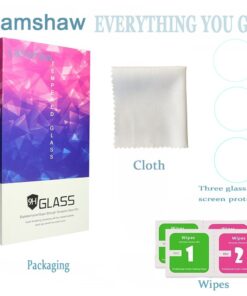 Alternative view of for Polar Vantage M Screen Protector, Lamshaw 9H Tempered Glass Screen Protector for Polar Vantage M Smartwatch (3 Pack)