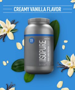 Isopure Protein Powder, Creamy Vanilla Whey Isolate with Vitamin C & Zinc for Immune Support, 25g Protein, Zero Carb & Keto Friendly, 44 Servings, 3 Pounds (Packaging May Vary) 44 Servings (Pack of 1) 30 61EXpvoUYHL