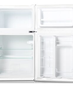 Alternative view of Keystone 3.1 Cu. Ft. Energy Star Compact 2-Door Refrigerator/Freezer, (White) White