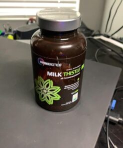 Organic Milk Thistle Capsules, 1500mg 4X Concentrated Extract with Silymarin is The Strongest Milk Thistle Supplement Available. Great for Liver Cleanse! 120 Vegetarian Capsules 32 61EZfBLEI0L