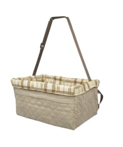 Alternative view of PetSafe Happy Ride Quilted Booster Seat - Dog Booster Seat for Cars, Trucks and SUVs - Easy to Adjust Strap - Durable Padded Liner is Machine Washable and Easy to Clean - Large Tan Up to 18 lb