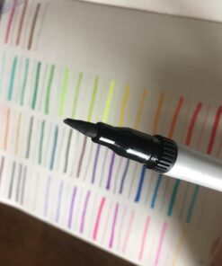 Journal Calligraphy Art Markers, 48 Colors Dual Tip Brush Pens with Fineliner Tip for Adult Coloring Books Drawing At School Home Office by Smart Color Art 41 61Eb3lRZf6L