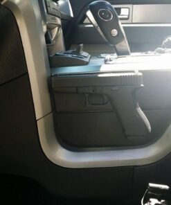 Tactical Quick Draw Gun Magnet Concealed Rifle & Shotgun Magnetic Holder Perfect as a Wall Mount Bed Mount Vehicle Car Gun Holder Mount in a Display Case for Fast Draw with Non-Scratch Coating 1 Pack 45 61EbD6GtqL