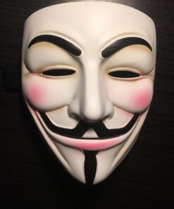 NEVLANTII V for Vendetta Guy Fawkes Mask Quality Anonymous Mask Halloween Costume Hackers Mask Cosplay Party Mask One Size 47 61Ecmc1T5tL