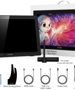 XPPen Artist 22 2nd Drawing Tablet with Screen Graphics Tablet 122% sRGB with 8192 Levels Battery-Free Stylus, 21.5inch Pen Display Compatible with Windows, Mac, Linux with Adjustable Stand 21.5 Inch 28 61Efpuofc8L