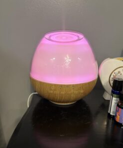 artnaturals Essential Oil Diffuser & Baby White Noise Sound Machine w/Night Light - 6 Natural Relaxing & Soothing Sounds - Sleep Therapy for Babies, Kids & Adults - Aromatherapy Humidifier for Bedroom 26 61EfxNs8N4L 2