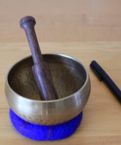 Ohm Store Tibetan Singing Bowl Set — Meditation Sound Bowl Handcrafted in Nepal for Yoga, Chakra Healing, Mindfulness, and Stress Relief — Unique Spiritual Gifts for Women and Men Bronze 34 61EiO9O3kTL