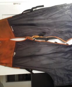 Husqvarna Technical Apron Wrap Chainsaw Chaps 36- to 38-Inch, Chainsaw Safety Equipment with 5 Layers, Adjustable Belt and Gear Pocket, Orange 36-38 In. Orange/Gray Tech. 30 61EiTMVvQnL