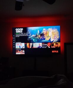 Nexillumi LED Strip Lights 6.56ft TV LED Backlight for 24 Inch-60 Inch TV RGB LED Strip USB Powered, APP Control Sync to Music, Bias Lighting, 5050 RGB for Mirror, PC, Android iOS 56 61EiZCLy7nL