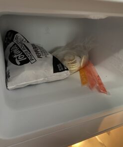 Midea WHD-113FB1 Double Door Mini Fridge with Freezer for Bedroom Office or Dorm with Adjustable Remove Glass Shelves Compact Refrigerator, 3.1 cu ft, Black 48 61EjbmQmOSL