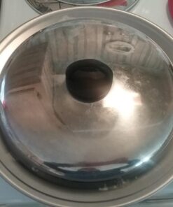 Kitchen + Home Stove Top Smokeless Grill Indoor BBQ, Stainless Steel with Double Coated Non Stick Surface Stove Top Grill 53 61Ejhc2L0BL