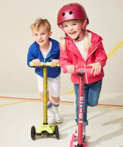 Micro Kickboard - Maxi Deluxe 3-Wheeled, Lean-to-Steer, Swiss-Designed Micro Scooter for Kids, Ages 5-12 Pink 13 61EkSscH35L