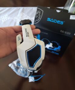 Anivia Computer Headset Headphones, 3.5mm Wired Over Ear Stereo Gaming Headsets with Microphone 45 61Emw9QpAdL