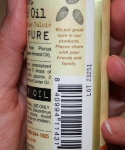 Sweet Almond Oil 4 fl oz | Carrier Oil | Moisturizing Massage Oil for Face, Hair, Skin, and Nails | by Piping Rock 17 61EnBRrZyyL