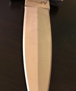 MTech USA – Fixed Blade Knife – Satin Finish Stainless Steel Blade, Brown Wood Handle with Stainless Steel Bolster, Includes Nylon Sheath - Hunting, Camping, Survival, Tactical – MT-20-03 41 61EnOufUZL