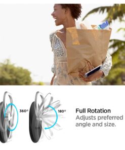 Spigen Style Ring Cell Phone Ring Phone Grip/Stand/Holder for All Phones and Tablets - Black 29 61Ep2Sinn9L