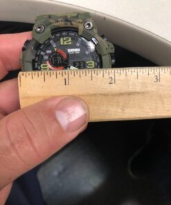 Gosasa Men's Watches Multi Function Military S-Shock Sports Watch LED Digital Waterproof Alarm Watches… A _1520_camouflage&green 38 61EpTZNdfuL