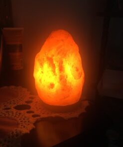 CRYSTAL DECOR 2 Natural Himalayan Pink Salt Lamp w/Bulb & Cord ~7 in 47 61EqbM8jNvL 1