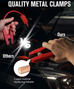 GOOLOO GP4000 Jump Starter Box 4000A Peak Car Starter (All Gas,up to 10.0L Diesel Engine) SuperSafe 12V Lithium, Auto Battery Booster Pack,Portable Power Bank with USB Quick Charge and Type C Port Yellow 35 61ErgxhmML