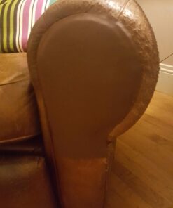 MastaPlasta Original Self-Adhesive Leather Repair Patch - Mid-Brown 11" x 8" (28 x 20 cm), Instant Upholstery-Quality Scratch & Tear Repair for Sofas, Car Interiors, Bags, Vinyl & More C Mid-Brown Leather 34 61EuFy2IYTL