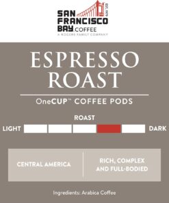 San Francisco Bay Compostable Coffee Pods - Espresso Roast (36 Ct) K Cup Compatible including Keurig 2.0, Dark Roast 36 Count (Pack of 1) 17 61EuMPe 6SL
