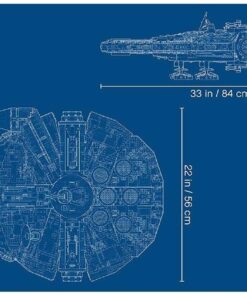 LEGO Star Wars Ultimate Millennium Falcon 75192 - Expert Building Set and Starship Model Kit, Movie Collectible, Featuring Classic Figures and Han Solo's Iconic Ship, Best Gift for Adults 110 61EuWmM4hL
