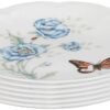 Lenox 817046 Butterfly Meadow 6-Piece Tidbit Plate Set, White Party Plates, Set of 6 2 61EwmNQX 6L