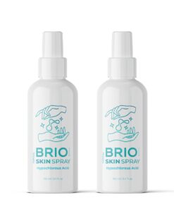 BRIOTECH Hypochlorous Acid Spray, Topical Skin Face & Body Mist, Support Irritations, Soothe Redness, Dry Skin & Scalp, Athletic Itch, Packaging May Vary 3.4 Fl Oz (Pack of 1) 34 61ExE4PSojL