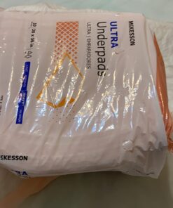 McKesson UPHV3036 StayDry Ultra Underpads, 30" x 36" (Pack of 100) Peach Backsheet 29 61EysnOgyYL