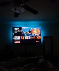 Nexillumi LED Strip Lights 6.56ft TV LED Backlight for 24 Inch-60 Inch TV RGB LED Strip USB Powered, APP Control Sync to Music, Bias Lighting, 5050 RGB for Mirror, PC, Android iOS 57 61EzV4pfbAL