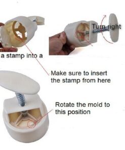 Cookie Stamp Moon Cake Mold Stamps, Cookie Press Mid Autumn Festival DIY Decoration Press Cake Cutter Mold (50g 6pcs Stamps) 50g 6pcs Stamps 19 61F OYfMDBL