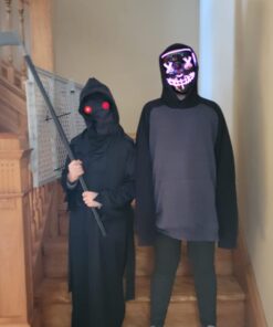 Kangaroo Grim Reaper Scythe Weapon – Prop for Halloween Parties – 40-inch Long Sickle for Kids and Adults – Costume Accessory – Plastic Prop 59 61F17BliyHL