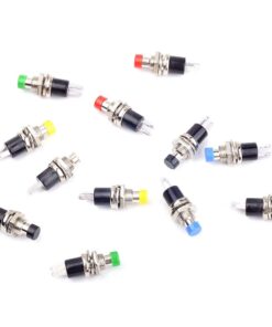 Alternative view of Cylewet 12Pcs 1A 250V AC 2 Pins SPST Momentary Mini Push Button Switch Normal Open (Pack of 12) CYT1078