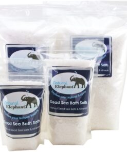 Dead Sea Salt Coarse Grain 100% Natural and Pure for Psoriasis Eczema Acne & Other Dermatological Needs by Natural Elephant (5 Pound Bag (2.25 kg)) 5 Pound Bag (2.25 kg) 11 61F30JK63mL