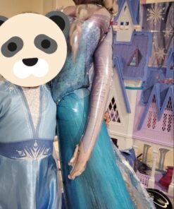 Frozen's Elsa The Snow Queen Airwalker Birthday Balloons Decoration - 57" Inches 21 61F6pPA vhL