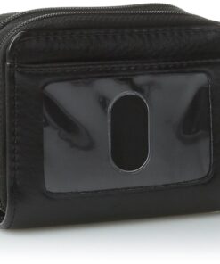Alternative view of Buxton Pebble Wizard Wallet One Size Black