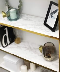 d-c-fix Peel and Stick Contact Paper Marmi Marble Grey Look Self-Adhesive Film Waterproof & Removable Wallpaper Decorative Vinyl for Kitchen, Countertops, Cabinets 17.7" x 78.7" 17.7" x 78.7" 47 61F82umXgL 1